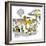 Hazel Cartoon-Ted Key-Framed Giclee Print