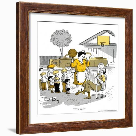 Hazel Cartoon-Ted Key-Framed Giclee Print