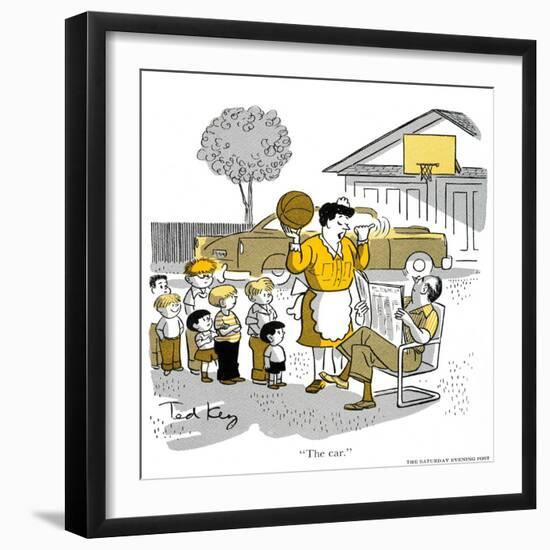 Hazel Cartoon-Ted Key-Framed Giclee Print