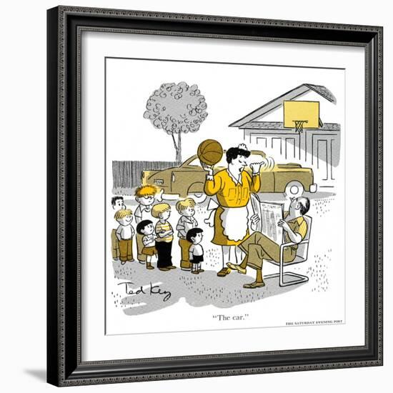 Hazel Cartoon-Ted Key-Framed Giclee Print