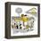 Hazel Cartoon-Ted Key-Framed Premier Image Canvas