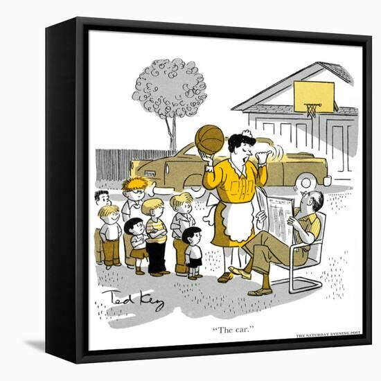 Hazel Cartoon-Ted Key-Framed Premier Image Canvas