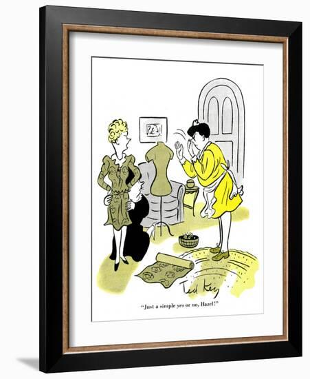 Hazel Cartoon-Ted Key-Framed Giclee Print