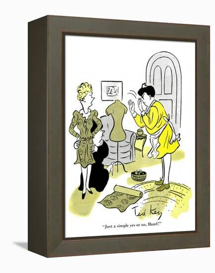 Hazel Cartoon-Ted Key-Framed Premier Image Canvas