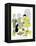 Hazel Cartoon-Ted Key-Framed Premier Image Canvas