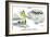 Hazel Cartoon-Ted Key-Framed Giclee Print