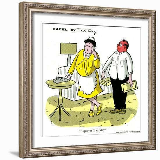 Hazel Cartoon-Ted Key-Framed Giclee Print