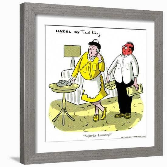 Hazel Cartoon-Ted Key-Framed Giclee Print