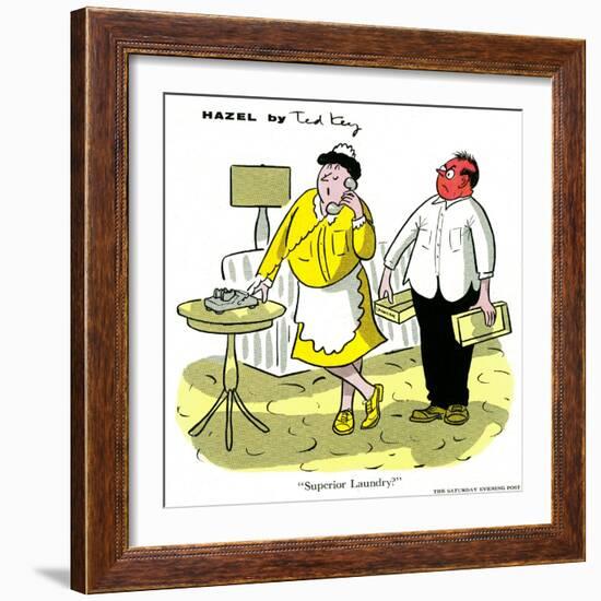 Hazel Cartoon-Ted Key-Framed Giclee Print