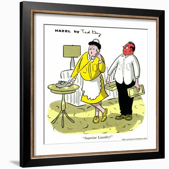 Hazel Cartoon-Ted Key-Framed Giclee Print