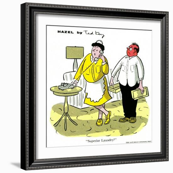 Hazel Cartoon-Ted Key-Framed Giclee Print