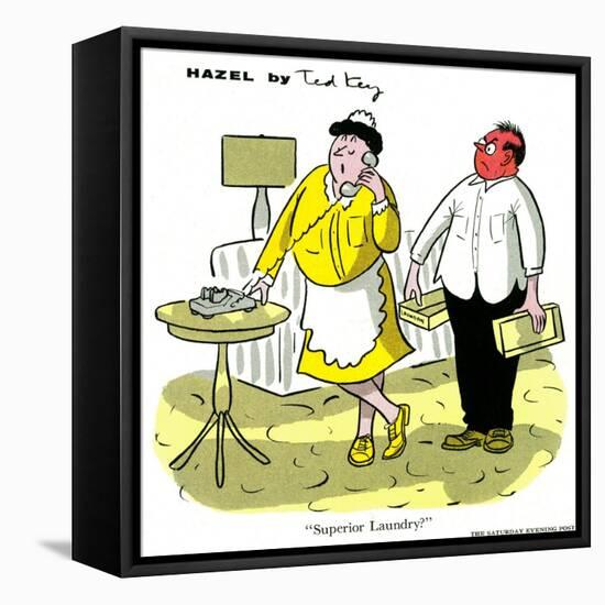 Hazel Cartoon-Ted Key-Framed Premier Image Canvas