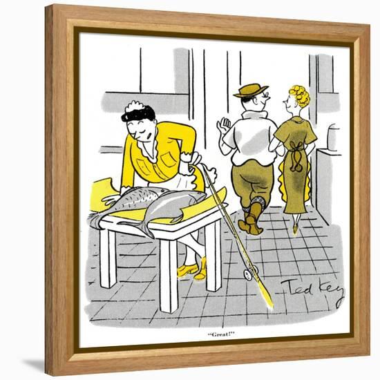 Hazel Cartoon-Ted Key-Framed Premier Image Canvas