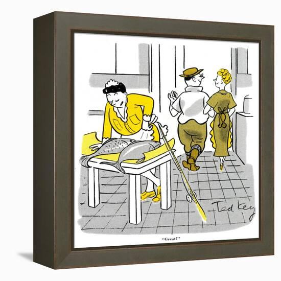 Hazel Cartoon-Ted Key-Framed Premier Image Canvas