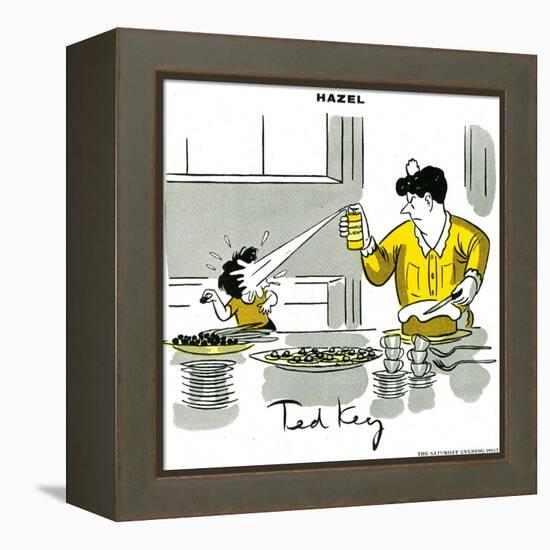 Hazel Cartoon-Ted Key-Framed Premier Image Canvas