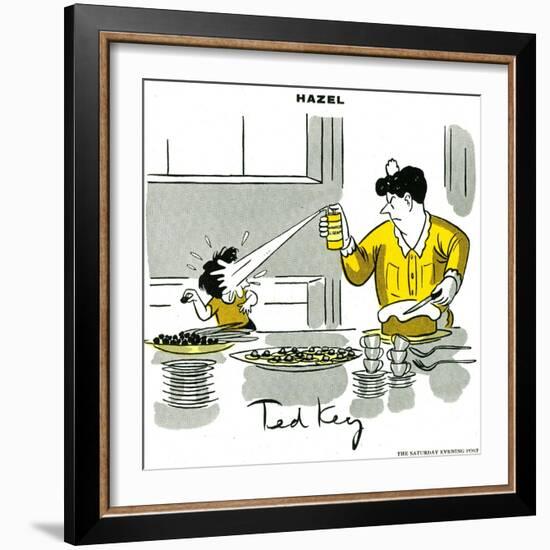 Hazel Cartoon-Ted Key-Framed Giclee Print