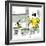 Hazel Cartoon-Ted Key-Framed Giclee Print