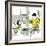 Hazel Cartoon-Ted Key-Framed Giclee Print