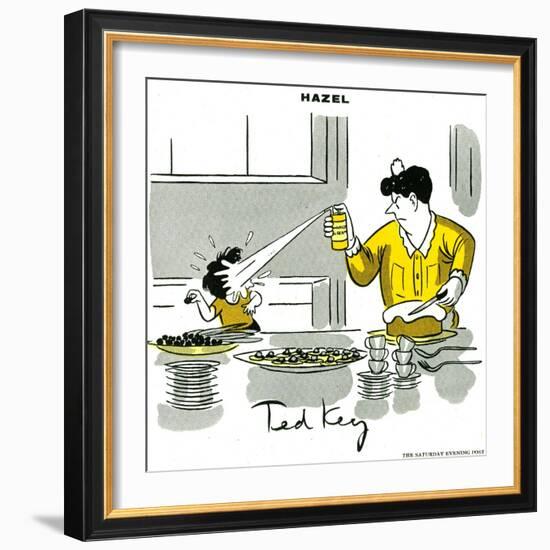 Hazel Cartoon-Ted Key-Framed Giclee Print