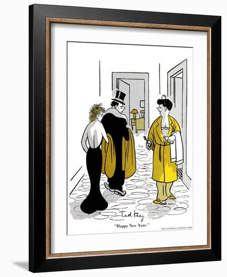 Hazel Cartoon-Ted Key-Framed Giclee Print