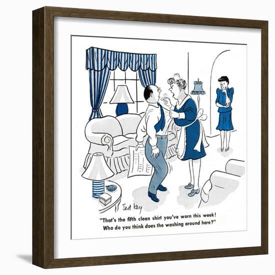 Hazel Cartoon-Ted Key-Framed Giclee Print