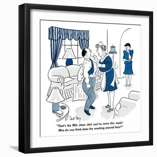 Hazel Cartoon-Ted Key-Framed Giclee Print