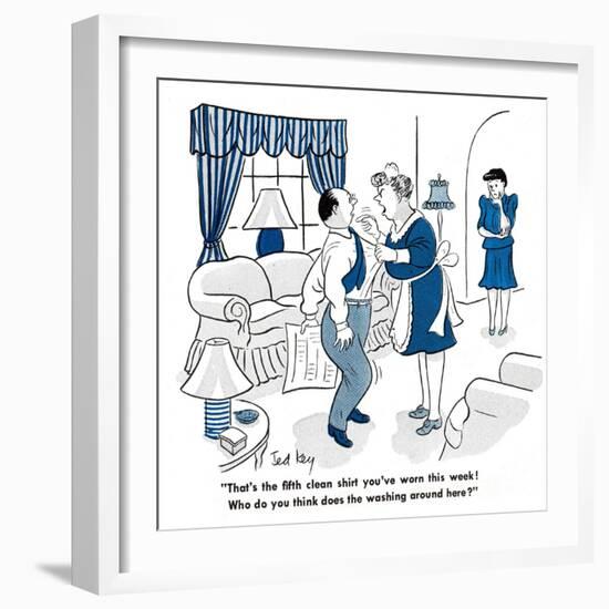 Hazel Cartoon-Ted Key-Framed Giclee Print