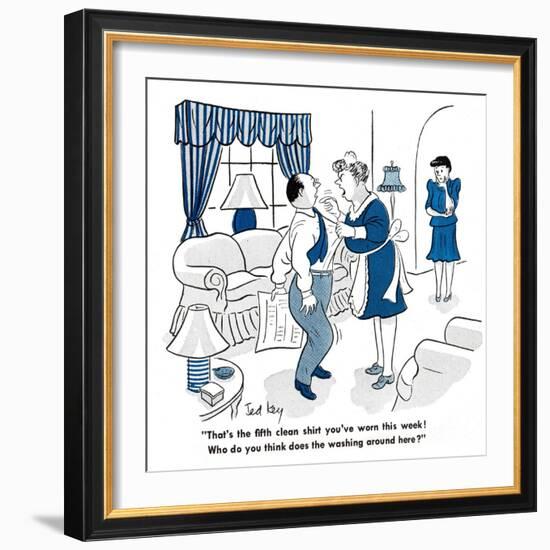 Hazel Cartoon-Ted Key-Framed Giclee Print