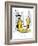 Hazel Cartoon-Ted Key-Framed Giclee Print