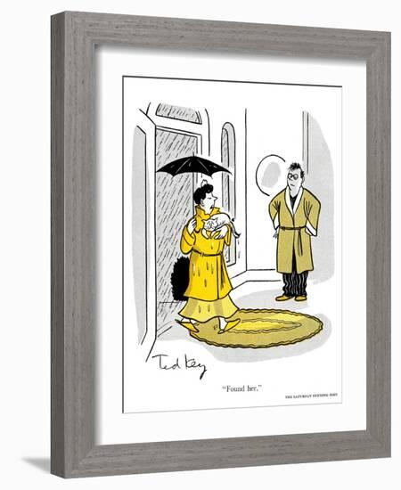 Hazel Cartoon-Ted Key-Framed Giclee Print