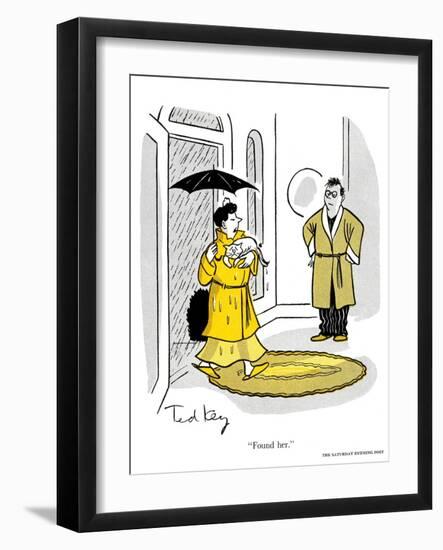 Hazel Cartoon-Ted Key-Framed Giclee Print