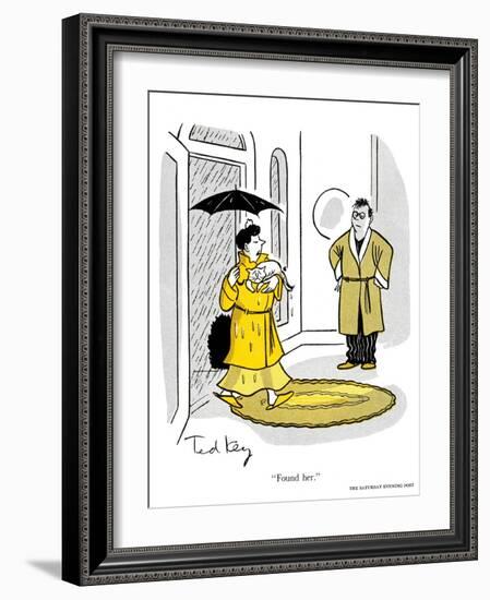 Hazel Cartoon-Ted Key-Framed Giclee Print