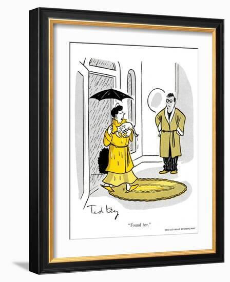 Hazel Cartoon-Ted Key-Framed Giclee Print