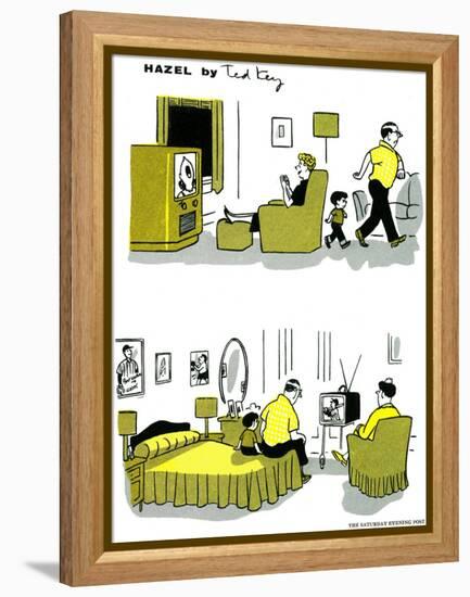 Hazel Cartoon-Ted Key-Framed Premier Image Canvas