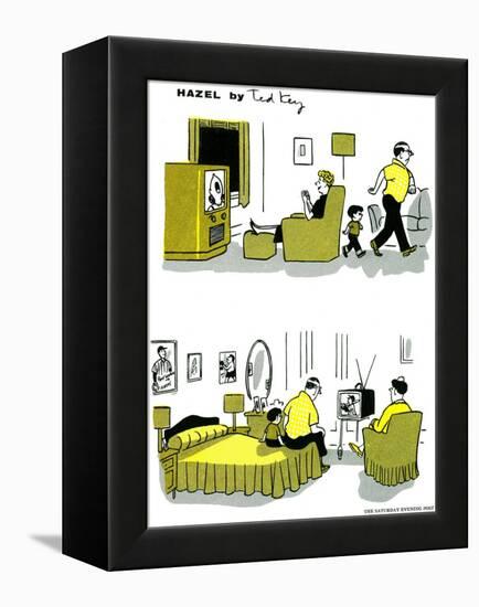 Hazel Cartoon-Ted Key-Framed Premier Image Canvas