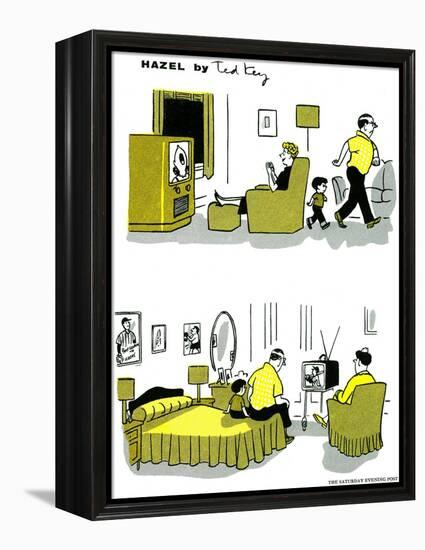 Hazel Cartoon-Ted Key-Framed Premier Image Canvas