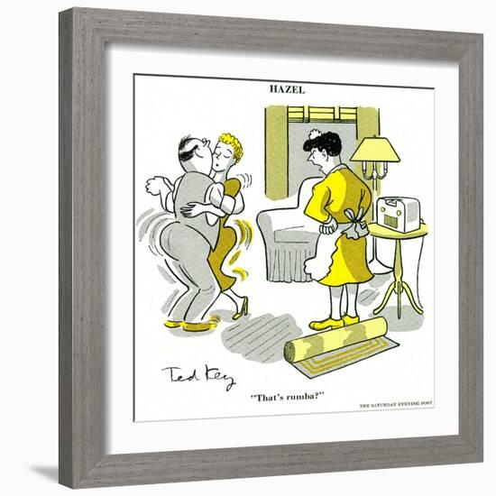 Hazel Cartoon-Ted Key-Framed Giclee Print