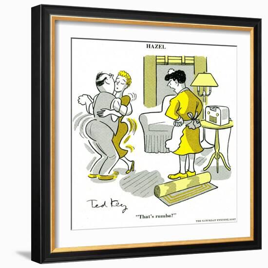 Hazel Cartoon-Ted Key-Framed Giclee Print