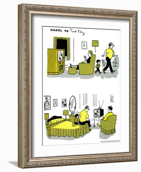 Hazel Cartoon-Ted Key-Framed Giclee Print