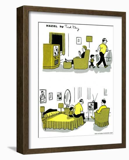 Hazel Cartoon-Ted Key-Framed Giclee Print