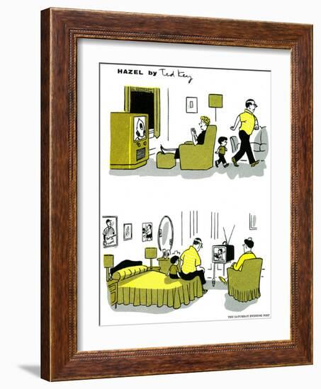 Hazel Cartoon-Ted Key-Framed Giclee Print