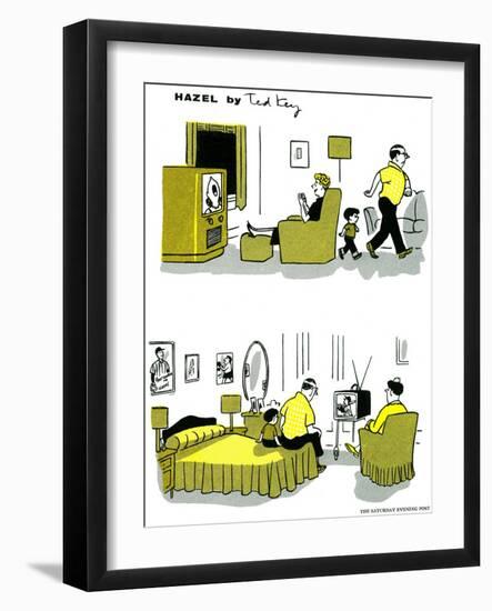 Hazel Cartoon-Ted Key-Framed Giclee Print