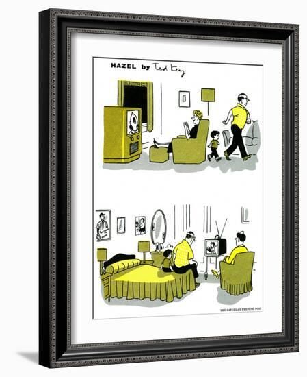 Hazel Cartoon-Ted Key-Framed Giclee Print