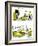 Hazel Cartoon-Ted Key-Framed Giclee Print