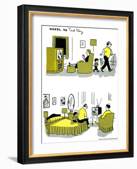 Hazel Cartoon-Ted Key-Framed Giclee Print