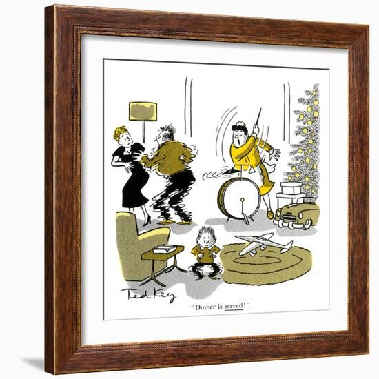 Hazel Cartoon-Ted Key-Framed Giclee Print