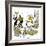 Hazel Cartoon-Ted Key-Framed Giclee Print