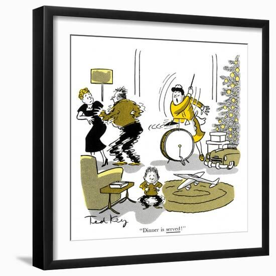 Hazel Cartoon-Ted Key-Framed Giclee Print