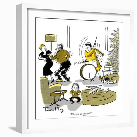 Hazel Cartoon-Ted Key-Framed Giclee Print