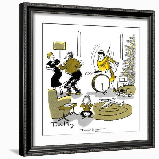 Hazel Cartoon-Ted Key-Framed Giclee Print